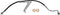 Dorman H621001 Front Driver Side Brake Hydraulic Hose Compatible with Select Ford Models...