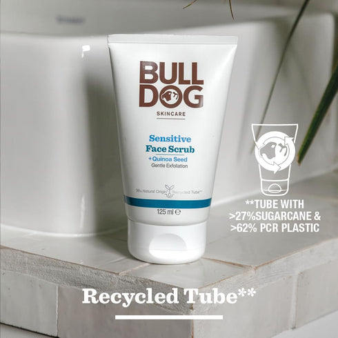 Bulldog Skincare Sensitive Face Scrub for Men 125 ml...