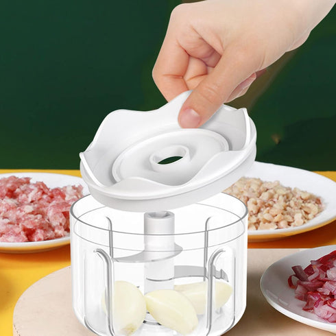 (100+250+350ML) White 3 CUP Cordless Mini Food Chopper,Small Food Processor for Garlic,Nut,Meat...