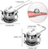 4Pcs Tea Balls for Loose Leaf, Stainless Steel Tea Infusers for Loose Tea, Tea Strainers with Chain Hook and Saucer (Silver)...