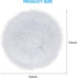 Molain Faux Fur Chair Pad 12 inch Round Cover Seat Cushion Pad Carpet Mat Soft Fluffy Area Rug for Seat Pad Couch Pad,Photographing Background of ...