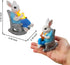 Cute Bunny Garden Statue Home Decor Mom Present Fairy Garden Accessories Outdoor Figurine Lights Solar Garden Rabbit Decor Art Housewarming Presen...