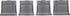 Neater Feeder Deluxe Leg Extensions - 4 Pack - Medium Size (Does NOT FIT Neater Feeder Express Model ONLY FITS Neater Feeder Deluxe Medium Model),...