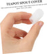 4pcs Teapot Spout Dust Cover Ceramic Decked Accessories Silicone Case Pour Spout Caps Spray Nozzle Spout Cover for Teapot Home Kettle Spout Cover ...