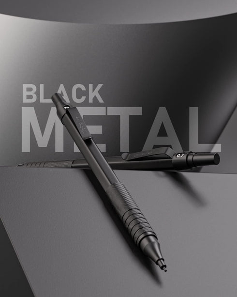 Nicpro 0.7 mm Mechanical Pencil Set with Case, 3 Metal Artist Pencil With 8 Tube HB Lead Refills, 3 Erasers, 9 Eraser Refills For Architect Art Wr...