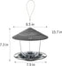 Bird Feeders for Outside, Bird Feeder, Wild Bird Seed for Outside Feeders, Squirrel Proof Birds Feeder and Garden Decoration Yard for Bird Watcher...