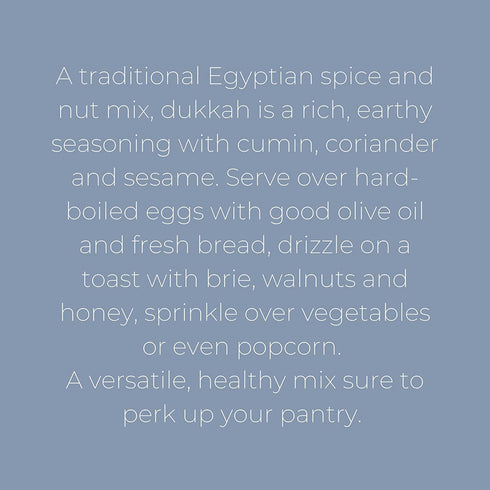 Villa Jerada, Dukkah Premium Seasoning - Egyptian Complex Spice Mix of Nuts and Spices (Unique & Fragrant), 1.76 oz (Pack of 1) (DUKKAH - 1 JAR)...