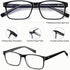 EYECEDAR 4-Pack Blue Light Blocking Reading Glasses for Men Readers for Men Women Adjustable Metal Spring Hinges Eyeglasses 2.00...