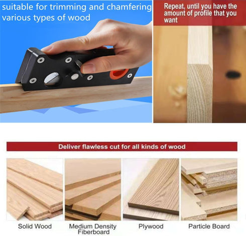 szhdxsy, Wood Planar carpenter's edge trimming tool, suitable for manual chamfering and planing of wood quick trimming,for Quick Edge Trimming and...