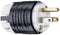 Legrand Pass & Seymour PS5266XCCV4 15 Amp 125V Straight Blade Extra Hard Use Specification Grade Plug, NEMA 5-15P, Black/White (1 Count)...