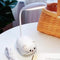 LED Desk Lamp?Mini Cat Night Light, Portable LED Table Light, Cute Foldable USB Rechargeable Reading Light Bedroom Children's Bedside Study (White...