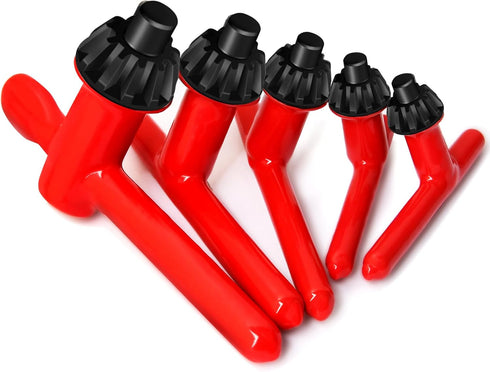 Hakkin Drill Press Chuck Key 5 Sizes, Chuck Press Wrench Key for Electric Drill Clamping Tool, Replacement Drill Clamping Wrench of 6mm, 10mm, 13m...