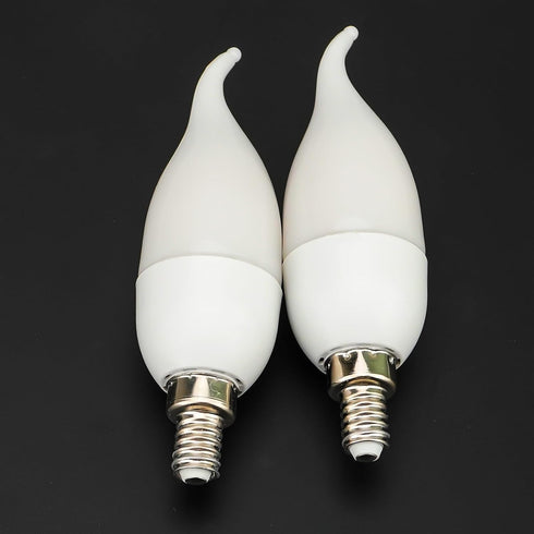 Bestview LED Flame Effect Light Bulbs,3 Modes Flickering Light Bulbs, Smart E12 Chandelier Base Candle Fire Light Bulb for Halloween, Christmas,Pa...