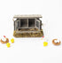 Miniature Retro Wooden Chicken Coop Mini Family Chicken,Hen,Chick,Egg,Chicken Nest Ornament Micro Landscape Fairy Garden Decor...