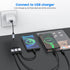 3 in 1 USB Splitter Cable, Portable USB 2.0 Hub for Charging, Data Transfer, Laptop, Mac......