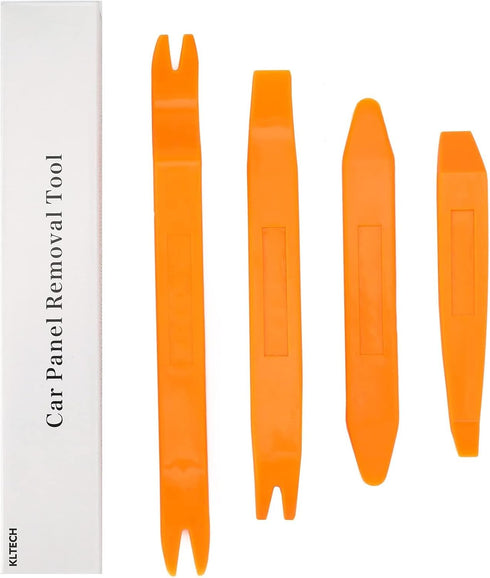 4Pcs Auto Door Clip Panel Trim Removal Tool Kits Thick Plastic Car Tools for Car Dash Radio Audio Installer Pry Tool with Paper Box...