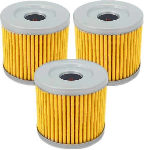 KN-131 Oil Filter Fit for Hyosung Vehicles GA125 97-01 GF125 98-03 Suzuki DR100 83-90(3 Pack)...