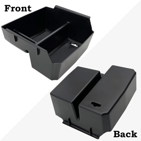 Compatible with Jeep Wrangler JK and JKU Accessories 2011-2018 Center Console Organizer Tray (Black)...