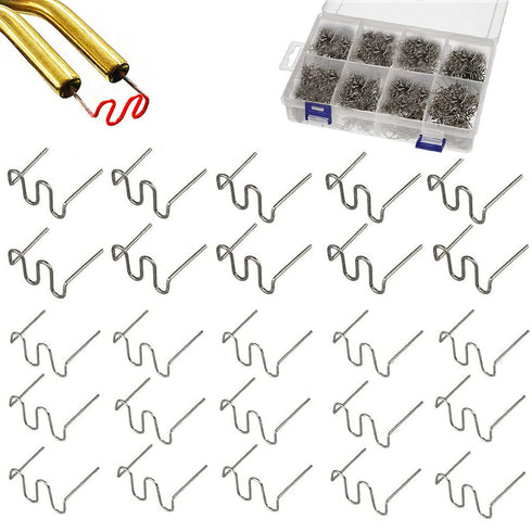 1000PCS Welding Rods Hot Staples Plastic Repair Machine Welding Staples for Hot Stapler Repair Car Bumpers Machine Dashboards Lamp Holders Daily P...