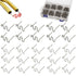 1000PCS Welding Rods Hot Staples Plastic Repair Machine Welding Staples for Hot Stapler Repair Car Bumpers Machine Dashboards Lamp Holders Daily P...