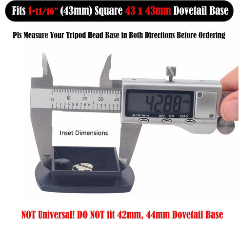 Camera Mount Mini Quick Release Tripod Plate QR Plate Replacement for Sony VCT-60AV, VCT-D580RM, VCT-D680RM, VCT-R640 and More (2PCS)...
