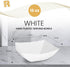 R-kay 6 Pack Square Plastic Serving Bowls - White Plastic bowls 16 Oz - Disposable Serving Bowls - Premium white Bowls Disposable Heavy Duty For W...