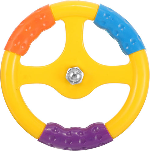 Toyvian Cars Toy Toy Car Steering Wheel, Simulated Driving Steering Wheel, Plastic Steering Wheel, Small Steering Wheel Toy, for Rocking Car Child...