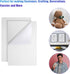 12 Sheets Self Adhesive Felt Sheets, 7.9x11.8inch Sticky Back Felt Sheets for Crafts Felt Drawer Liner for Jewelry Box Drawer DIY Crafts (White)...