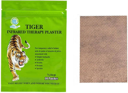 KONGDY 100 Patches Pain Hot Patch Chinese Tiger Heating Patches for Weaken Back/Neck/Knee Joints Pain(10 Bags)...