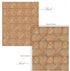 iLAND Dollhouse Flooring on 1/12 scale 1/6 scale, Miniature Dollhouse Accessories, 30pcs Double-Sided Dollhouse Floor Tiles (Classical Inlays & Ma...