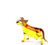 Handmade Cow Art Glass Blown Pet/Wild Animal Figurine...