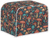 Toaster Cover 4 Slice Forest Mushroom Wide Slot Toaster Covers Wide Slot Toaster Appliance Cover Machine Washable with Hang Loop (16x16")2PCS...