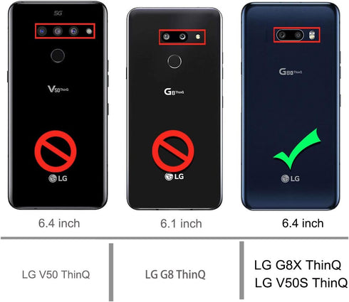 Osophter for LG G8X Thinq Case,LG V50S Thinq Case Shock-Absorption Flexible TPU Rubber Full-Body Protective Phone Cover for LG G8X Thinq/V50S Thin...