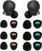 6 Pairs WF-1000XM5 Ear Tips Buds, Small Medium 2 Size Replacement Silicone Rubber Eartips Earbuds Wing Gel Skin Cover Accessories Compatible with ...