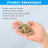 8 PCS Brake Line Clips Metal Brake Hose Retainer, U Shaped Metal Car Brake Hose Clips Replacement, Universal Vehicle Brake Hose Lock for Cars, Mot...