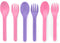 Omie OmieBox Utensil Refill Pack for OmiePod - Matches Bubble Pink or Lilac Purple OmieBox Utensil Set with Case - Reusable, Travel, Lunch Boxes -...