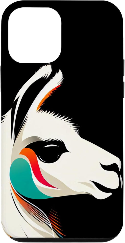 iPhone 12 mini llama Minimalist and Vibrant Style Christmas Birthday Case...