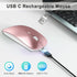 Wireless Bluetooth Rechargeable Mouse for Apple MacBook Air Pro iMac Mac Air, Wireless USB C Mouse Type C for iPad Air Pro/Surface Pro/Desktop, Bl...