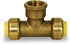 Everflow Supplies Pushlock Female Center Tees UPCTF12 Push x Push X Female 1/2 Inch Quick & Easy Installation with Corrosion Resistant to Improve ...