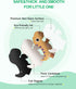 Fridge Magnet for Toddlers 1-3 - Cute Dinosaur Refrigerator Magnets for Kids Full Back Magnetic Dinosaur Toys Educational Preschool Learning Toy B...