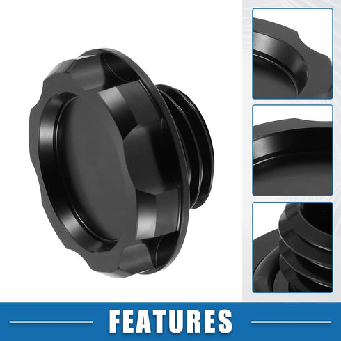 Car Oil Filler Cap Engine Modified Tank Cover for Acura Integra GS LS 1990-2001 for Acura Integra GS-R 1992-2001 Black...