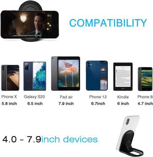 Cell Phone Stand 3Pack, Portable Foldable Desktop Cell Phone Holder, Adjustable Universal Multi-Angle Cradle Stands for Tablet iPad iPhone X/xr/xs...