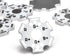 CHANZON 25pcs 1W 3W 5W LED Heat Sink (6 pin White) Aluminum Base Plate Panel PCB Circuit Board Substrate 20mm Star DIY Heat Sink Cooling for RGB C...