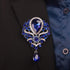 Kercisbeauty Wedding Bridal Black Teardrop Crystal Brooch Pin for Women Girls Special Occasion Accessories...