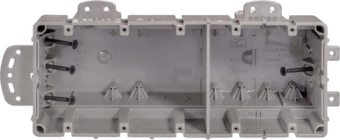 Southwire MSBMMT5G 5 Gang Multi Mount Device Box with Depth Adjustable, Heavy Duty 42lb,Gray...