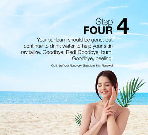 Single Pack - After Sun Skin Care - Supports Healthy Skin from the Inside Out -Promotes Hydration - Sun Damage Support - Mix with Water - Travel S...