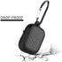 WaterProof Case for AirPods pro 2nd generation, Anti-Lost Silicone Protective Cover, Wireless Charging & LED Visible, with carabiner(Black 01)...