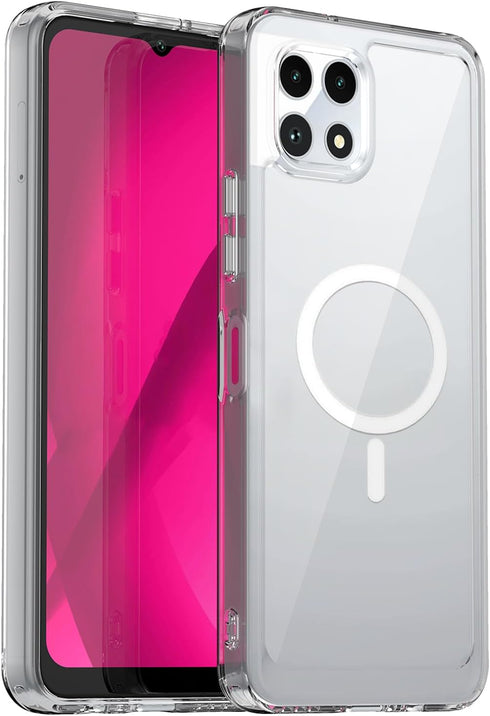 Osophter for Revvl 7 5G Case: Clear Transparent Phone Cover?Military-Grade Protection??Anti-Yellowing? for T-Mobile Revvl 7 5G Magnetic Case-Clear...