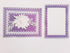5 Pcs/Set Nested Stitched Scallop Rectangle Frame Cutting Dies,DIY Artist Metal Cutting Dies Stencils Metal Cutting Dies Scrapbooking Crafting Pap...