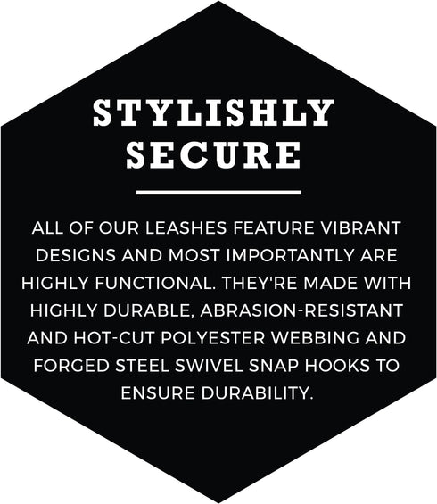 Wolfgang Premium Leash for Small Medium Large Dogs, Made in USA, DarkFloral Print, Small (5/8 Inch x 4 Feet)...